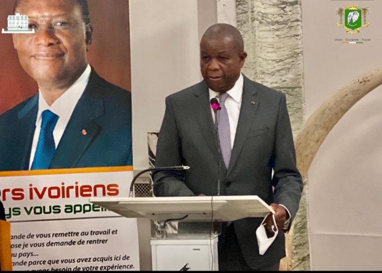 Sem Issiaka Konate Consul Général De Côte Divoire à Paris A Pris Ses Fonctions Le 4 Février 4866